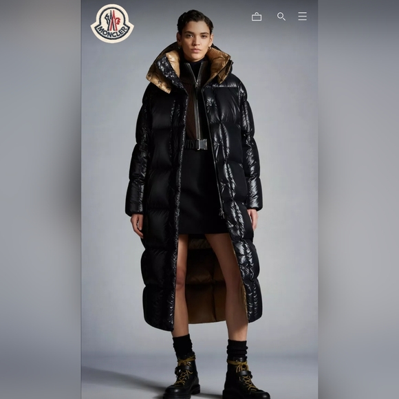 AUTHENTIC NWT MONCLER Down Long Coat Oversized. - Picture 6 of 9